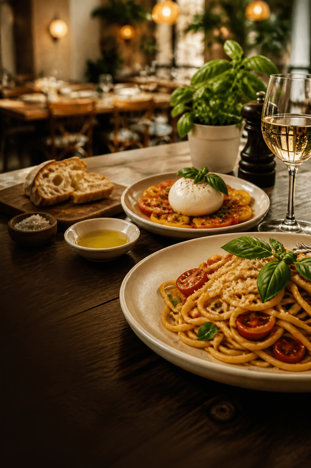 Fresh Italian dishes at Circolo Del Bridge